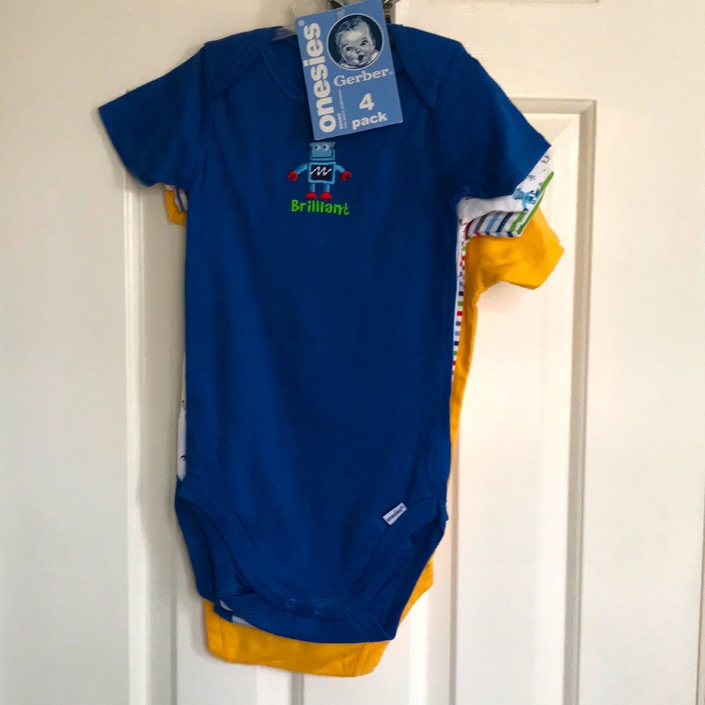 Gerber 4 onesies set, 24 months